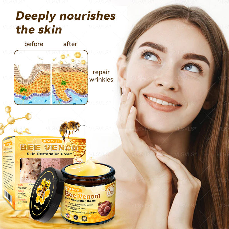 💐🌟💐Made and Shipped from USA ✨ VLSVLS® Bee Venom Skin Restoration Cream 🔥 LAST DAY 80% OFF