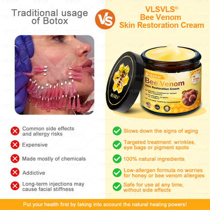 💐🌟💐Made and Shipped from USA ✨ VLSVLS® Bee Venom Skin Restoration Cream 🔥 LAST DAY 80% OFF