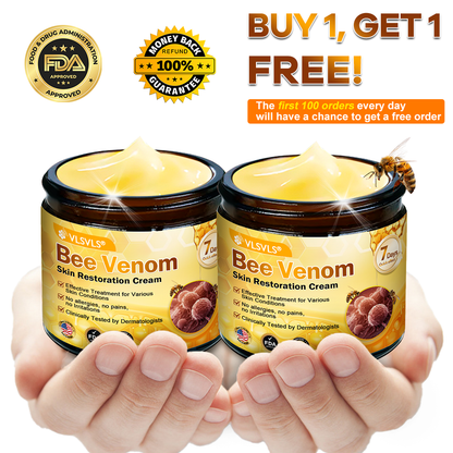 💐🌟💐Made and Shipped from USA ✨ VLSVLS® Bee Venom Skin Restoration Cream 🔥 LAST DAY 80% OFF