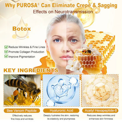 💐✨💐Made and Shipped from US ✨ VLSVLS® Bee Venom Skin Restoration Cream 🔥 💧 Targets wrinkles, fine lines, purpura, sagging, stretch marks, dark spots—firming, lifting and more