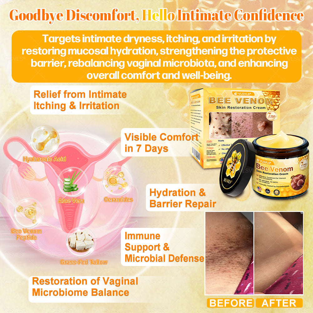 💐💟💐Made and Shipped from US ✨ VLSVLS® Bee Venom Skin Restoration Cream 🔥 LAST DAY 80% OFF