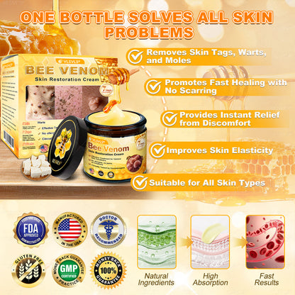 💐💟💐Made and Shipped from US ✨ VLSVLS® Bee Venom Skin Restoration Cream 🔥 LAST DAY 80% OFF